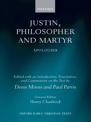 cover image of Justin, Philosopher and Martyr
